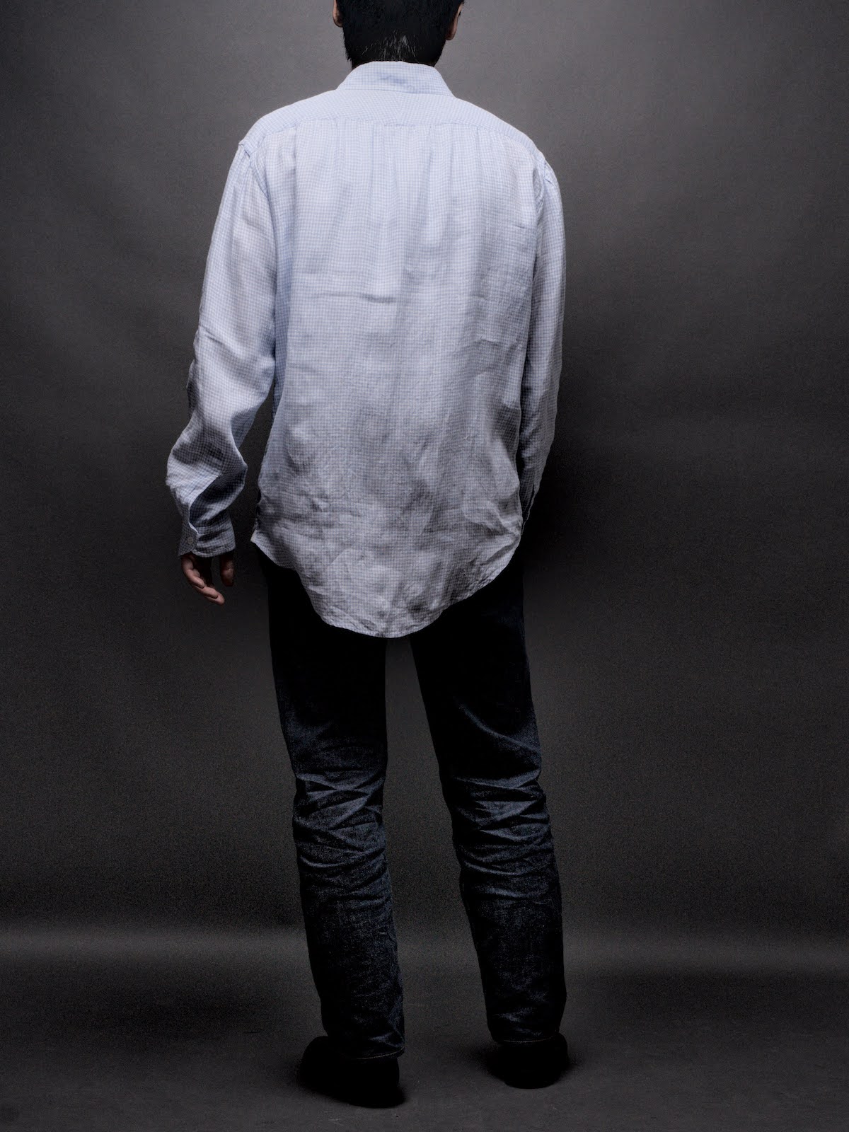Windsor wide collar shirt (GINGHAM) for CATHEDRAL