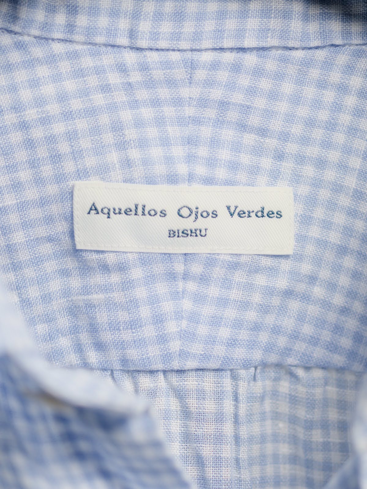 Windsor wide collar shirt (GINGHAM) for CATHEDRAL