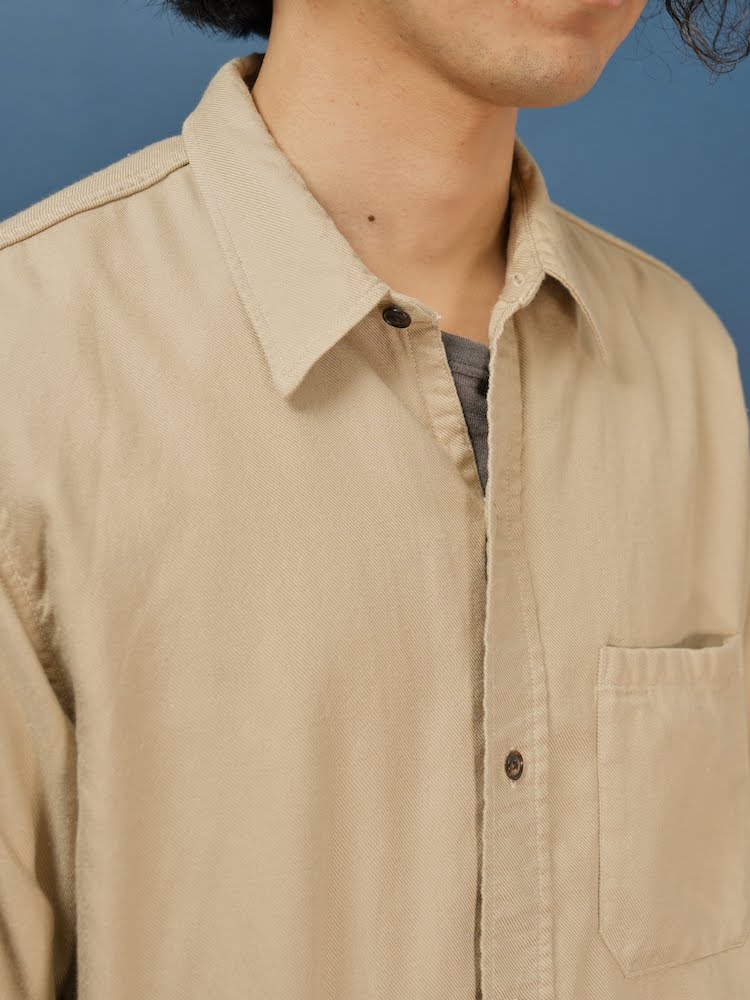 Standard shirt(Silk twill brushed lining)