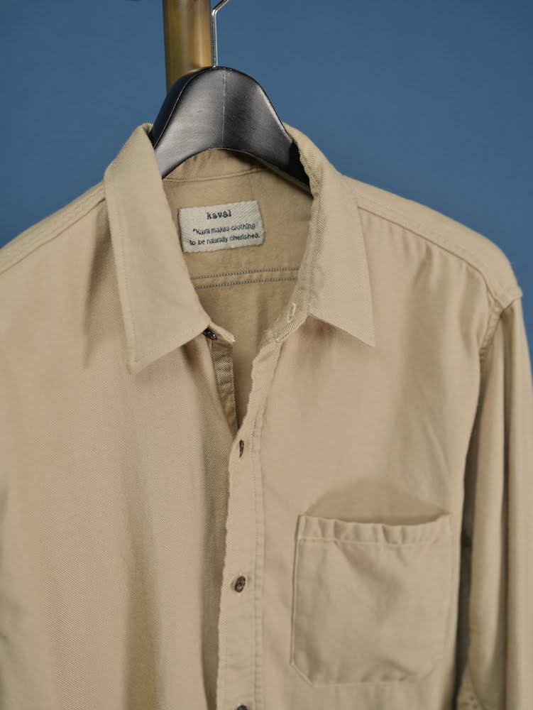 Standard shirt(Silk twill brushed lining)