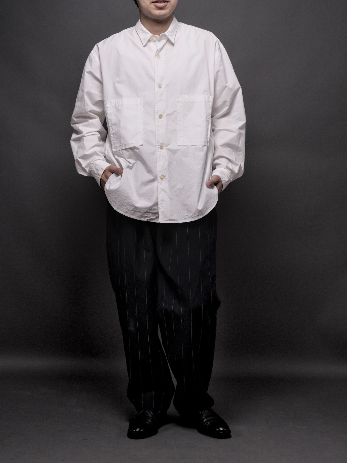 Wide long sleeve shirt