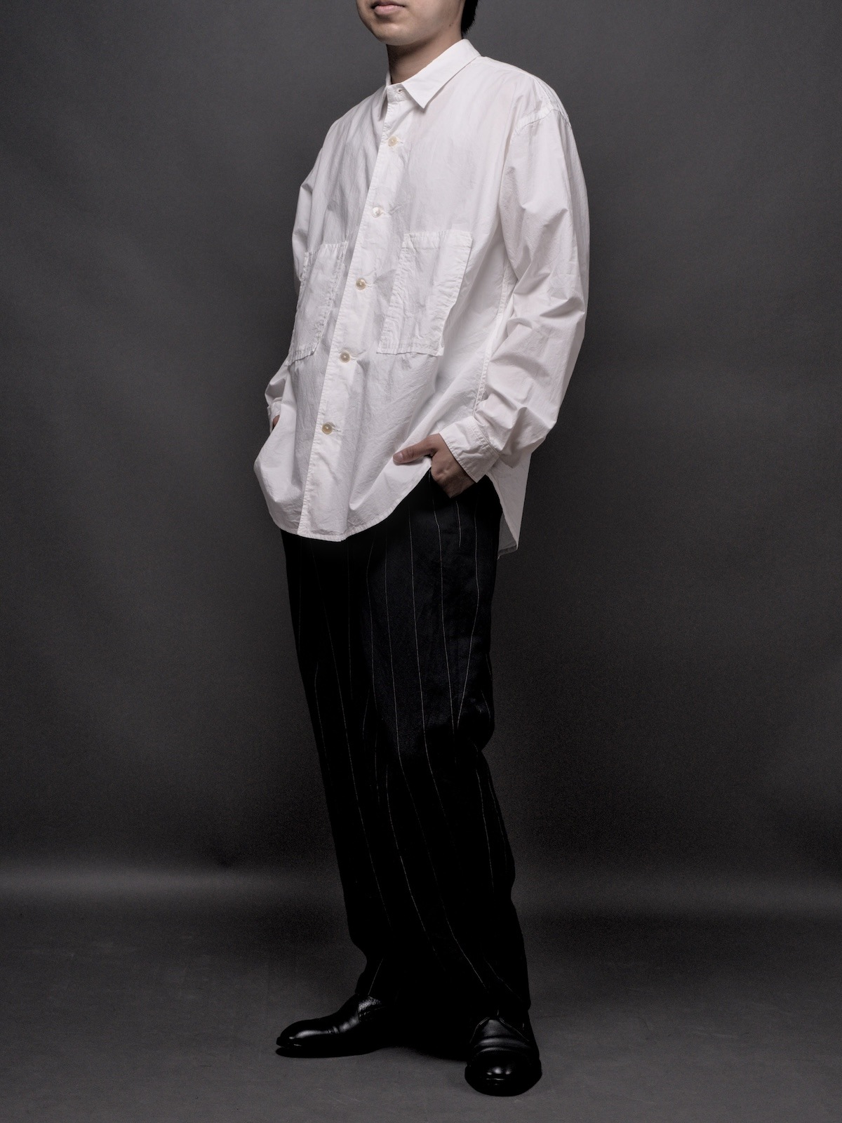 Wide long sleeve shirt