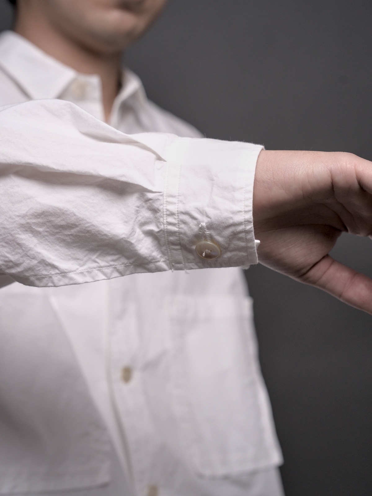Wide long sleeve shirt