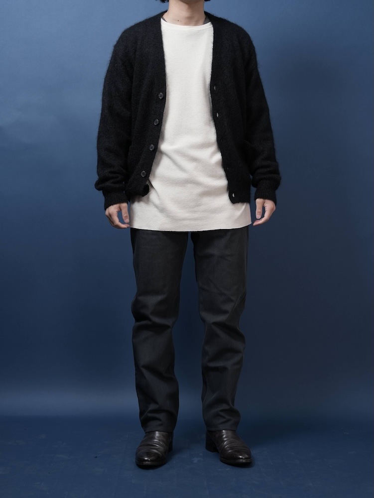 PURE MOHAIR V CARDIGAN