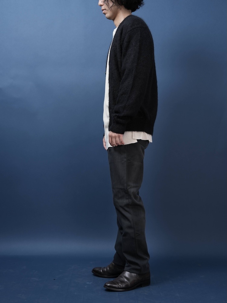 PURE MOHAIR V CARDIGAN