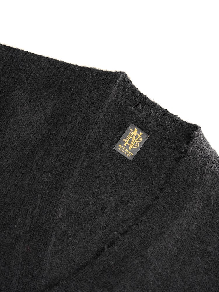 PURE MOHAIR V CARDIGAN