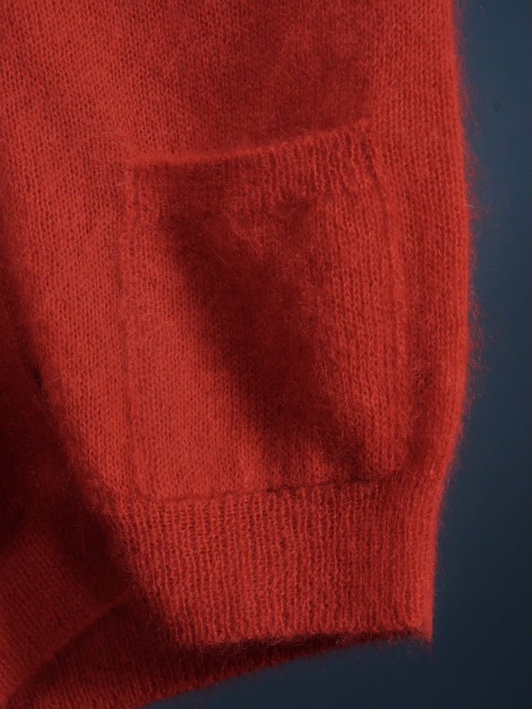 PURE MOHAIR V CARDIGAN