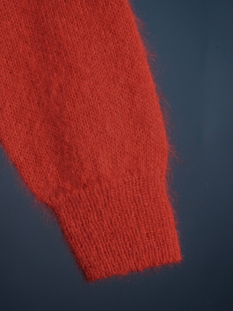 PURE MOHAIR V CARDIGAN