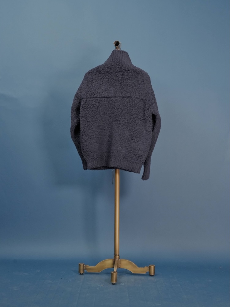 SHETLAND BOA ZIP UP BLOUSON