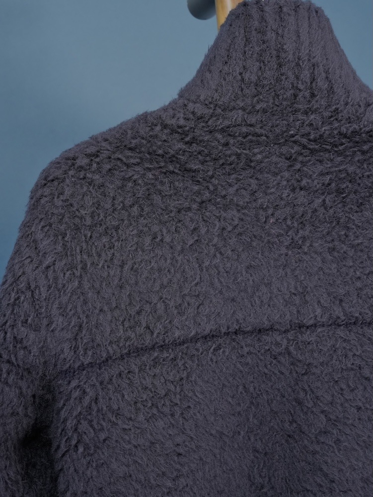 SHETLAND BOA ZIP UP BLOUSON