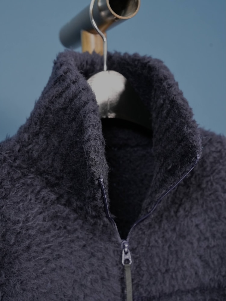 SHETLAND BOA ZIP UP BLOUSON