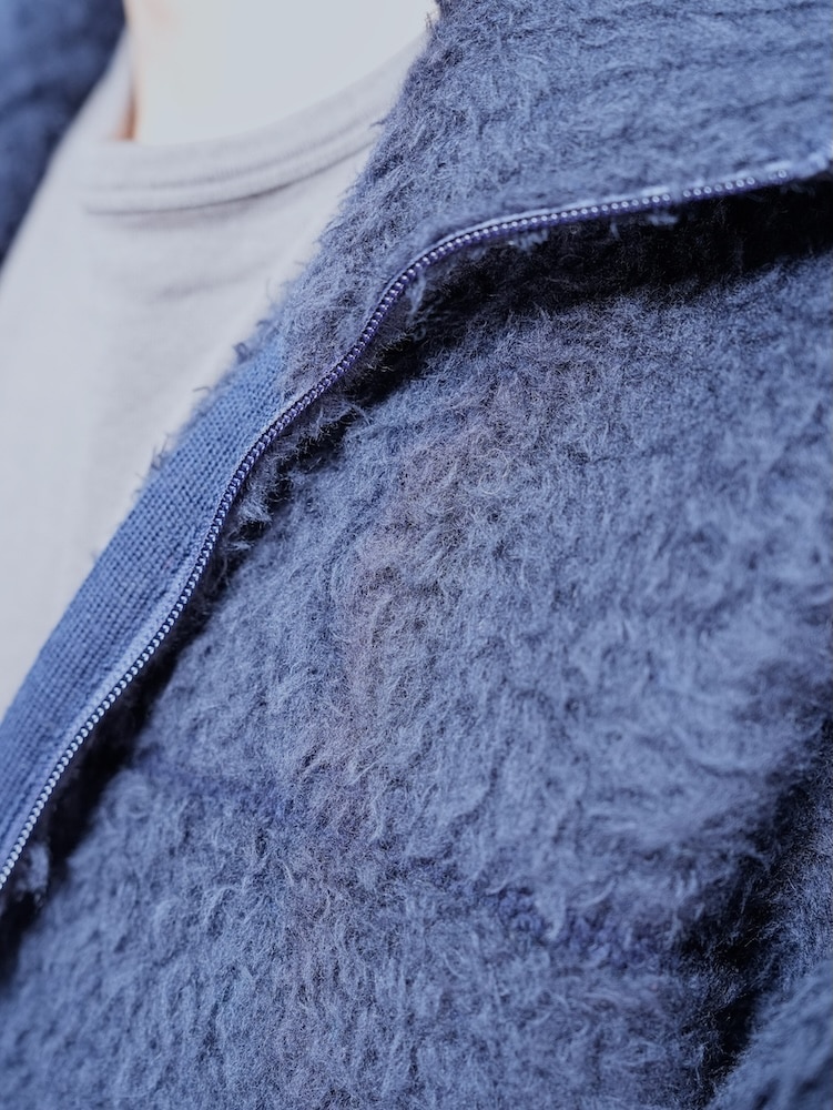 SHETLAND BOA ZIP UP BLOUSON