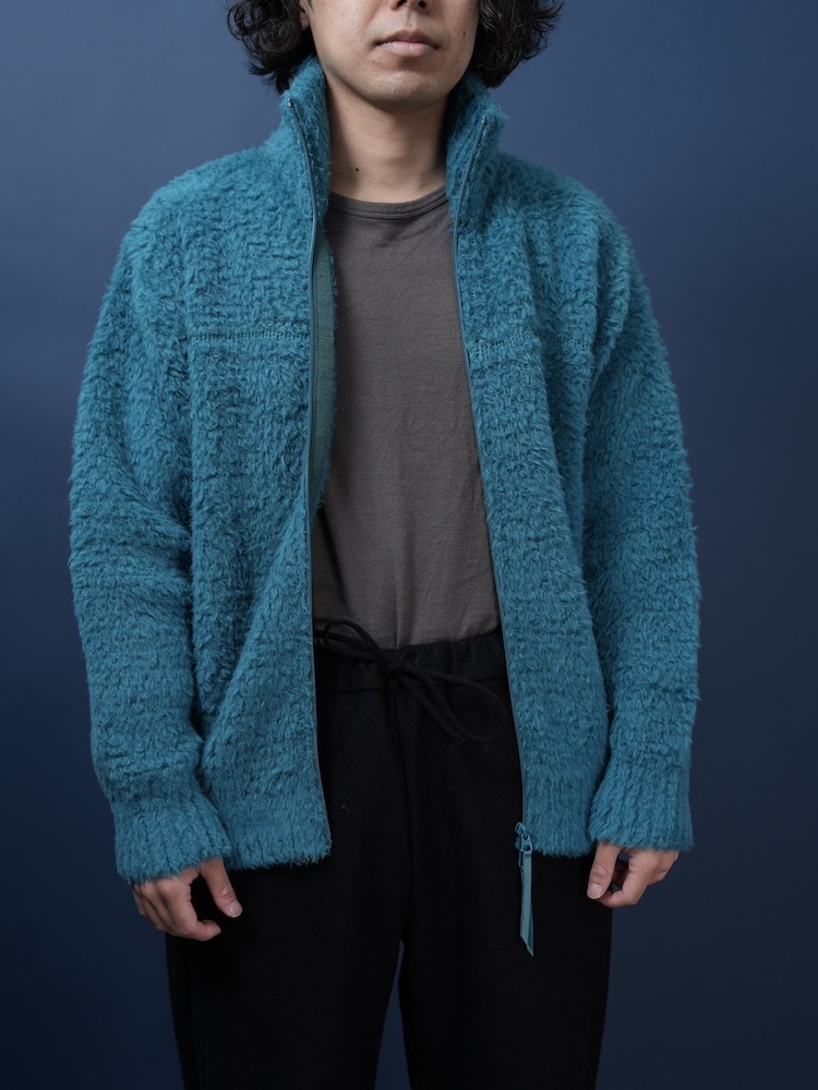 SHETLAND BOA ZIP UP BLOUSON