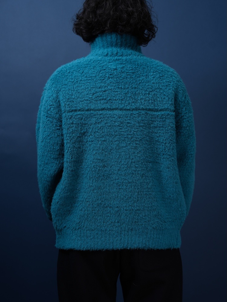 SHETLAND BOA ZIP UP BLOUSON