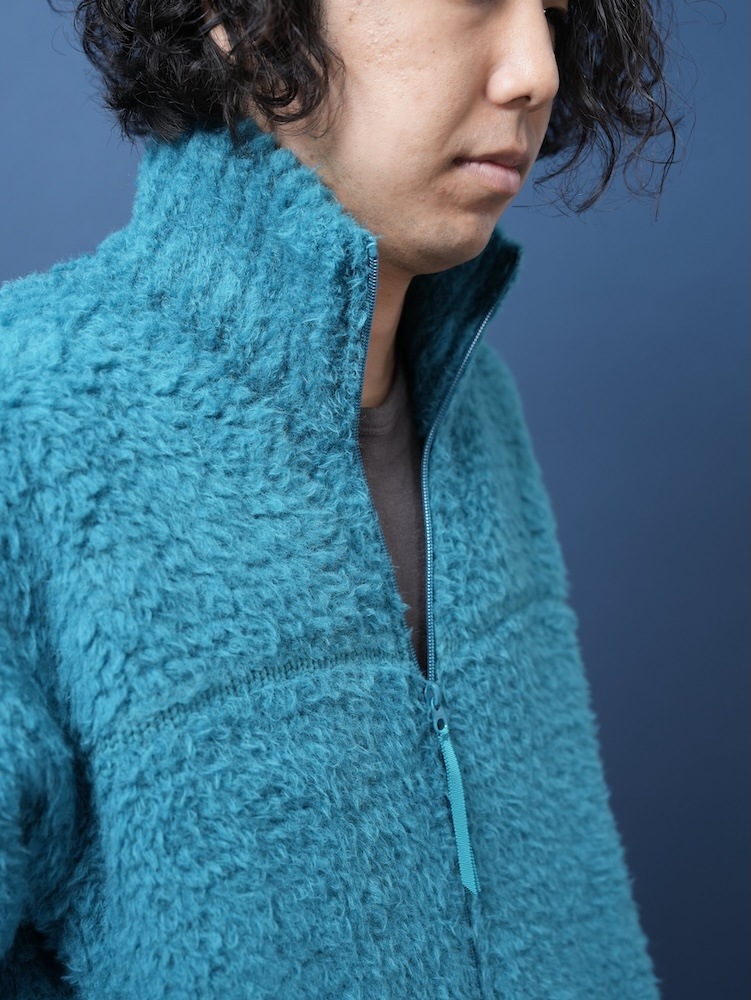 SHETLAND BOA ZIP UP BLOUSON