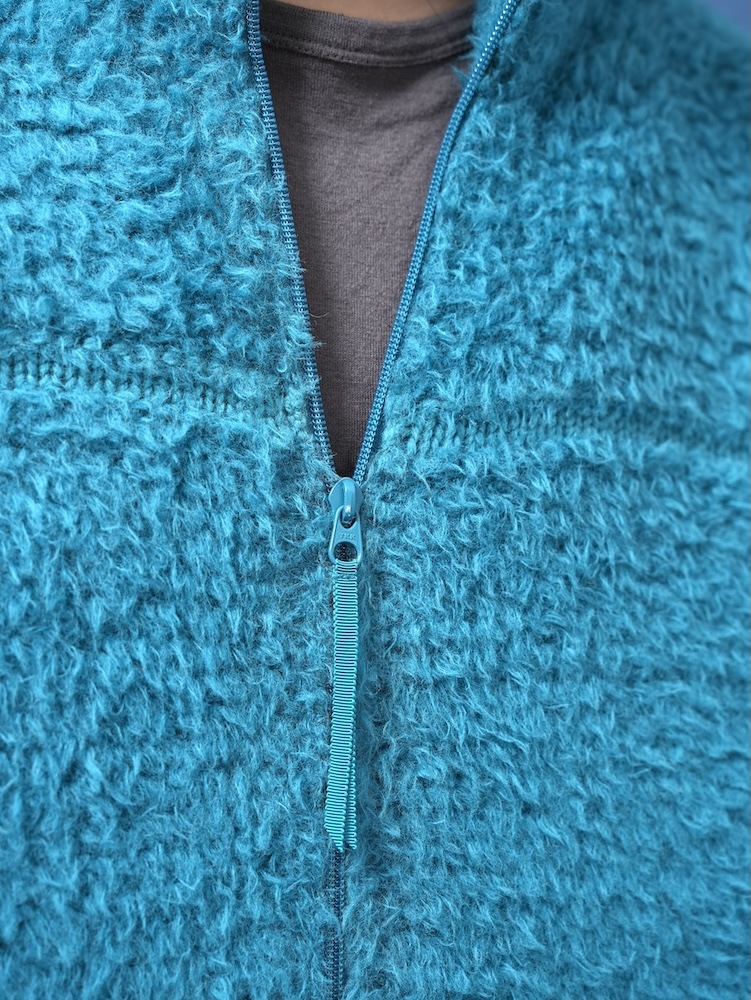 SHETLAND BOA ZIP UP BLOUSON