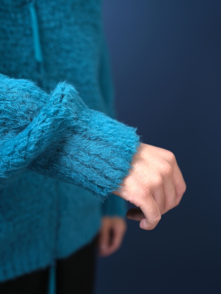 SHETLAND BOA ZIP UP BLOUSON