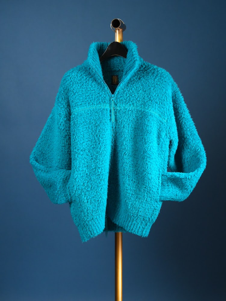 SHETLAND BOA ZIP UP BLOUSON