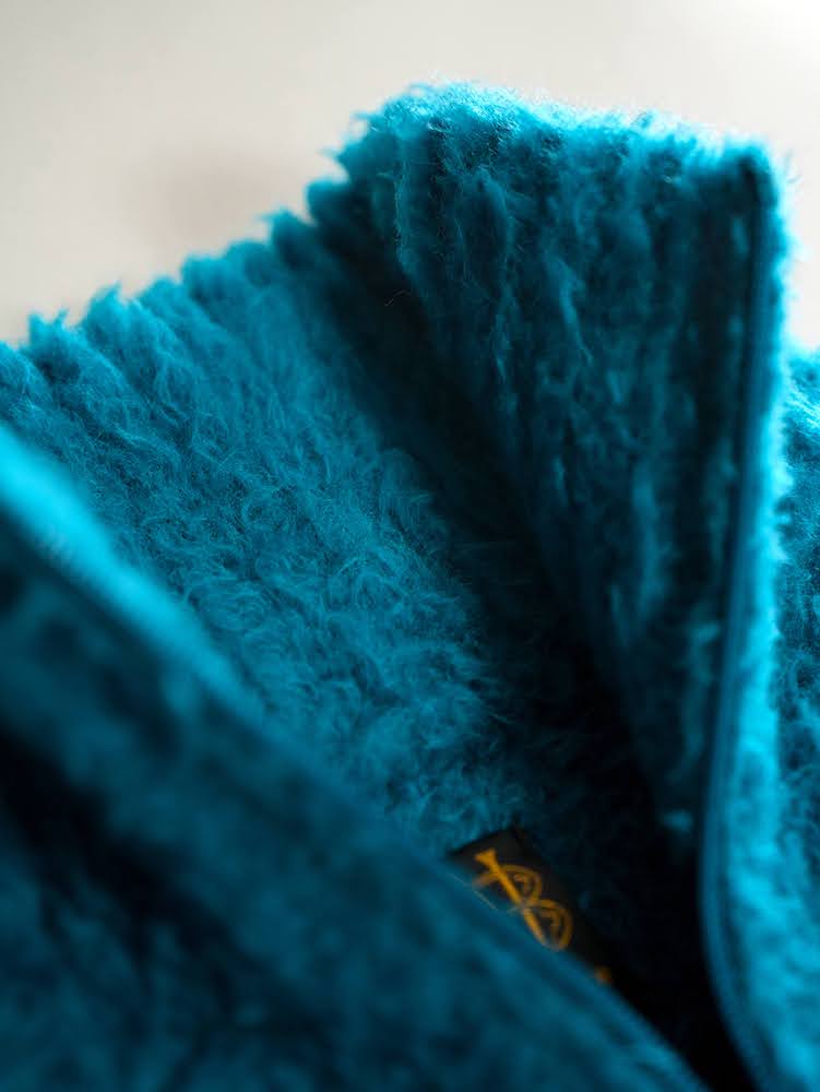 SHETLAND BOA ZIP UP BLOUSON