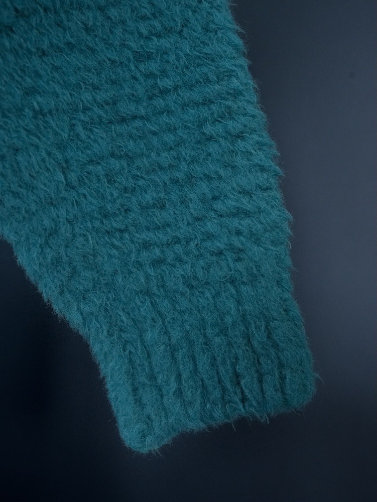 SHETLAND BOA ZIP UP BLOUSON