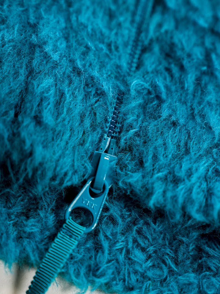 SHETLAND BOA ZIP UP BLOUSON