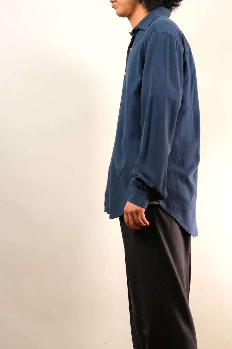 Cornier silk nep band collar shirt 日本製 Cornier silk nep band collar shirt 日本製 MEN – Cornier