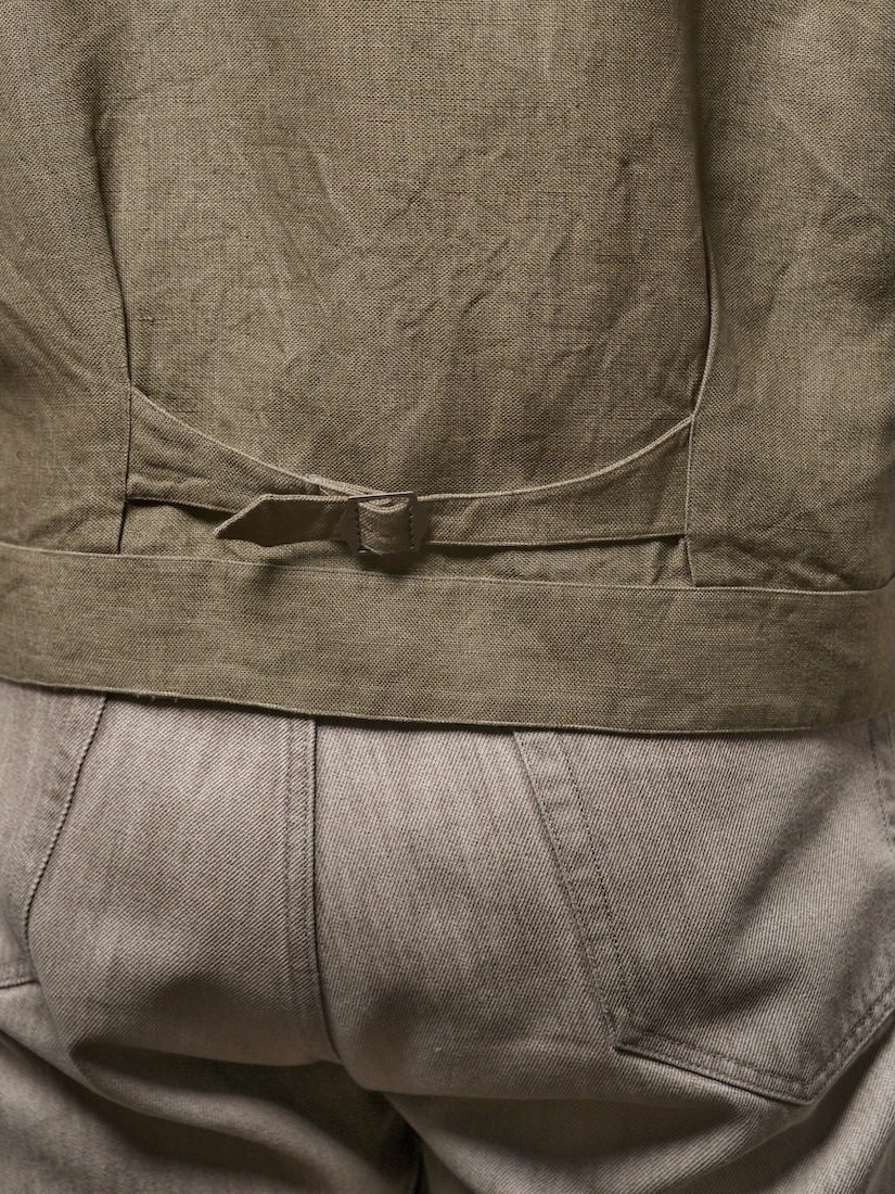 Linen Trucker Jacket