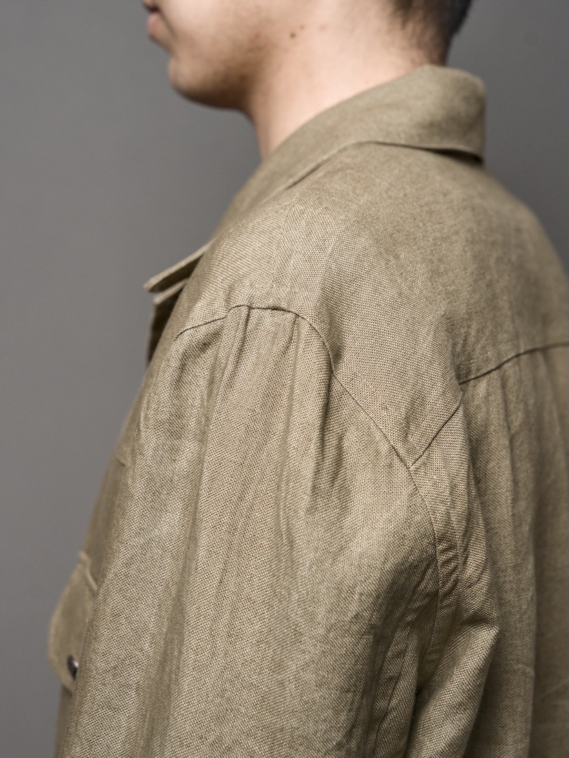Linen Trucker Jacket
