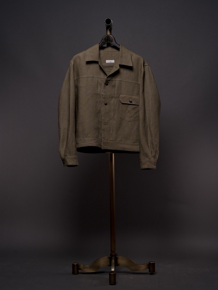 Linen Trucker Jacket