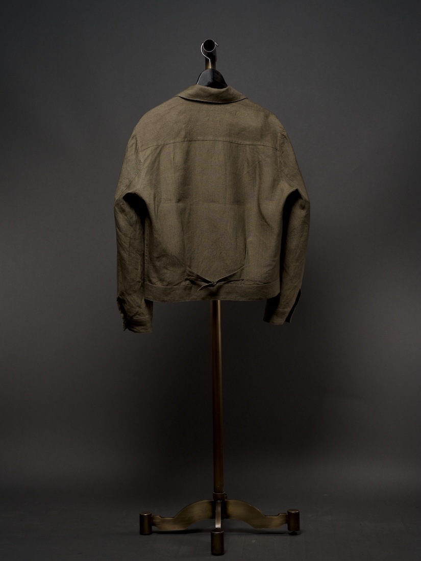 Linen Trucker Jacket
