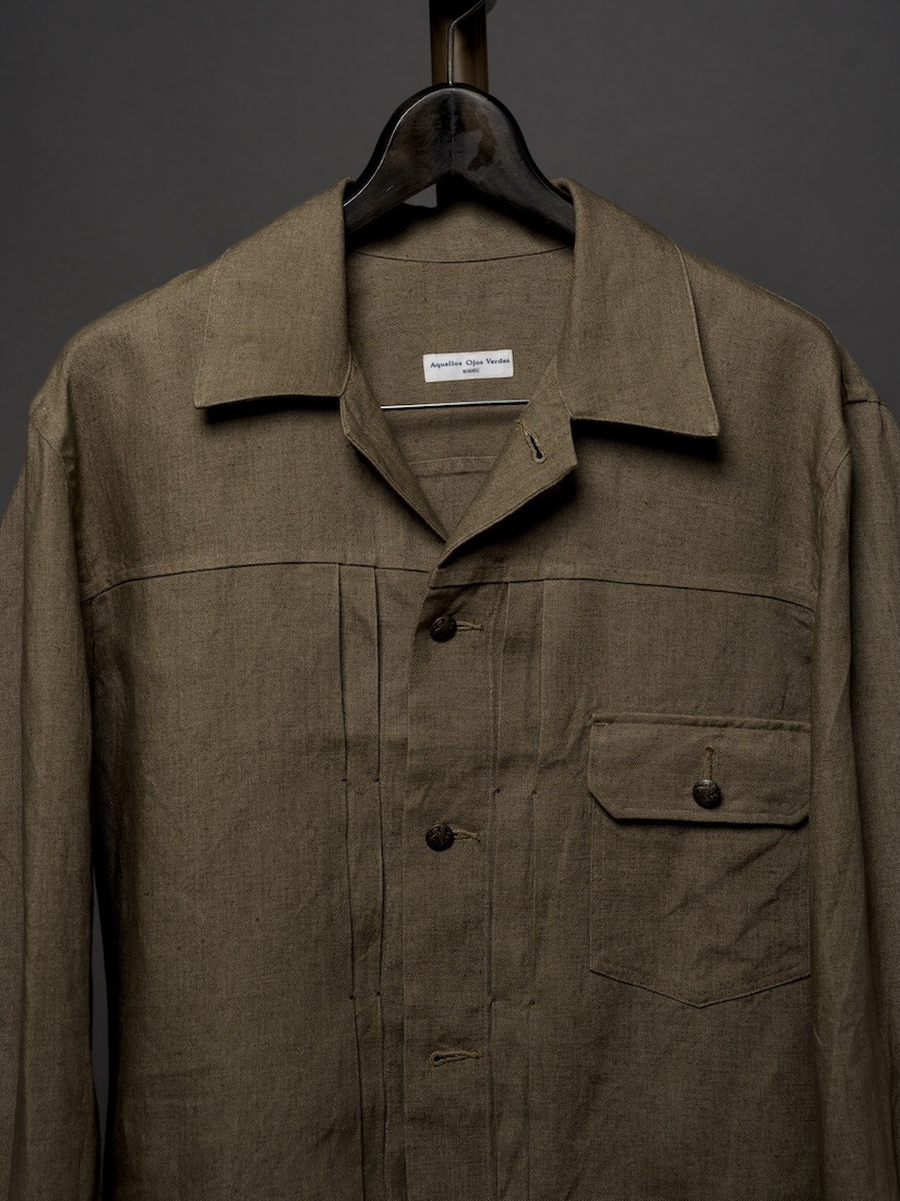 Linen Trucker Jacket