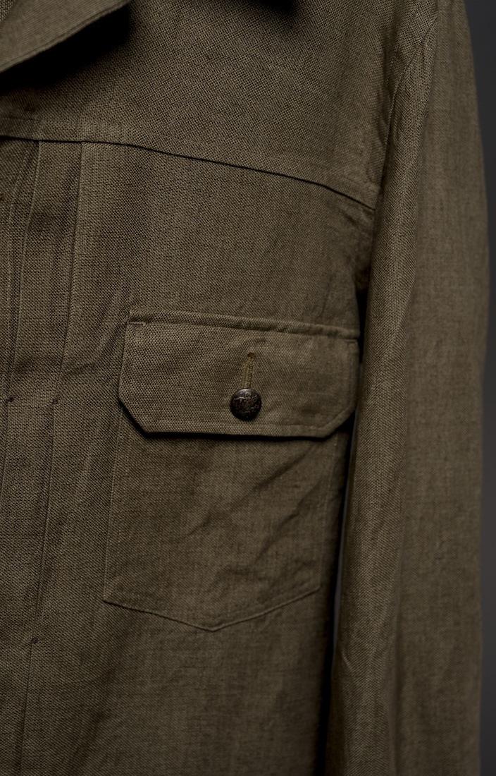 Linen Trucker Jacket