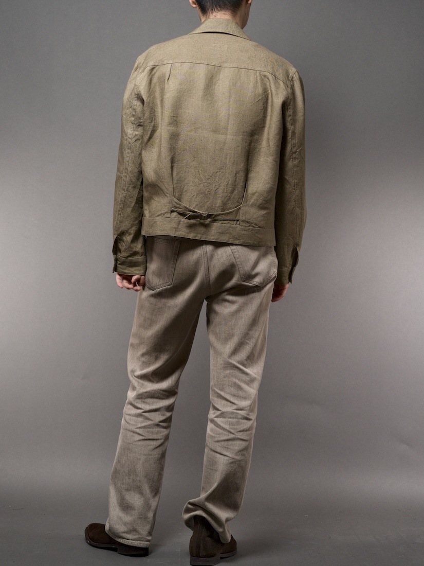Linen Trucker Jacket