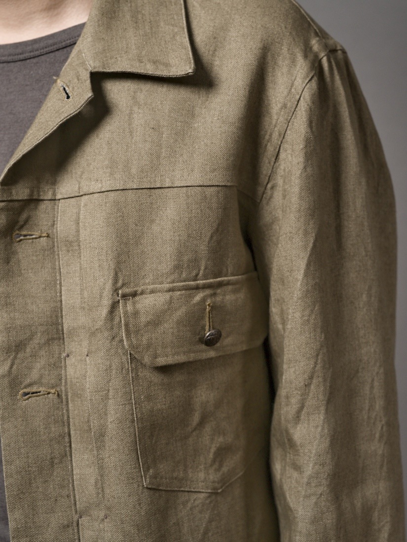 Linen Trucker Jacket