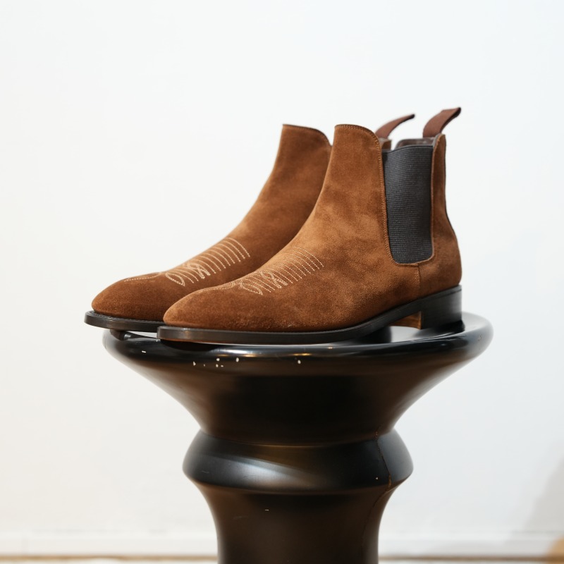 CHELSEA WESTERN (TOBACCO SUEDE)