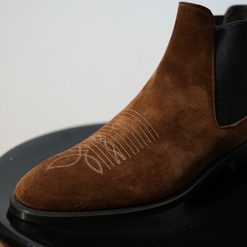CHELSEA WESTERN (TOBACCO SUEDE)
