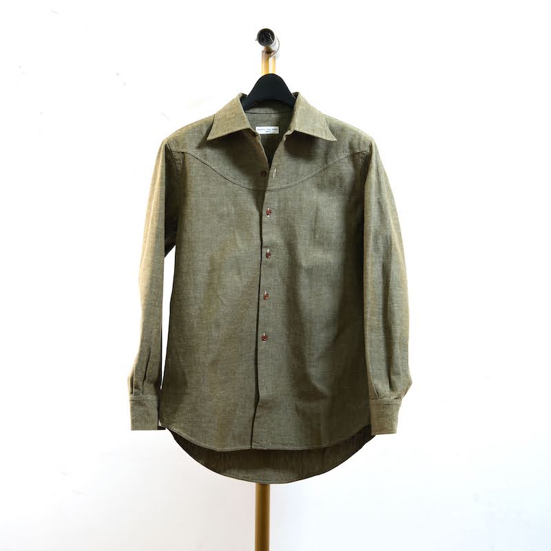 Western shirt (Old chambray) | BRAND,Aquellos Ojos Verdes | CATHEDRAL