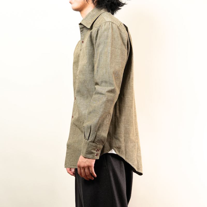 Western shirt (Old chambray) | BRAND,Aquellos Ojos Verdes | CATHEDRAL