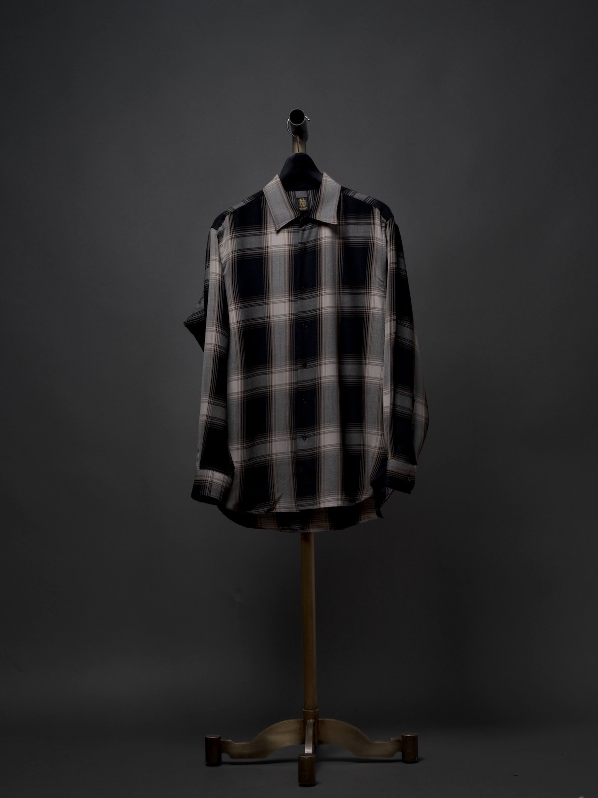 OMBRE CHECK REGULAR COLLAR SHIRT