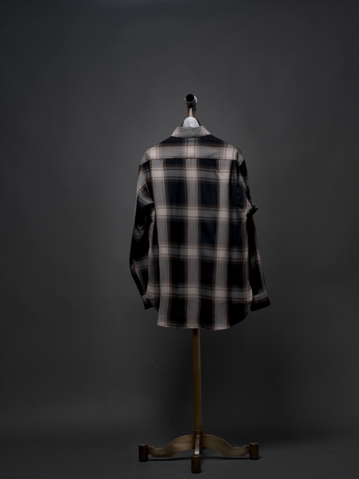 OMBRE CHECK REGULAR COLLAR SHIRT