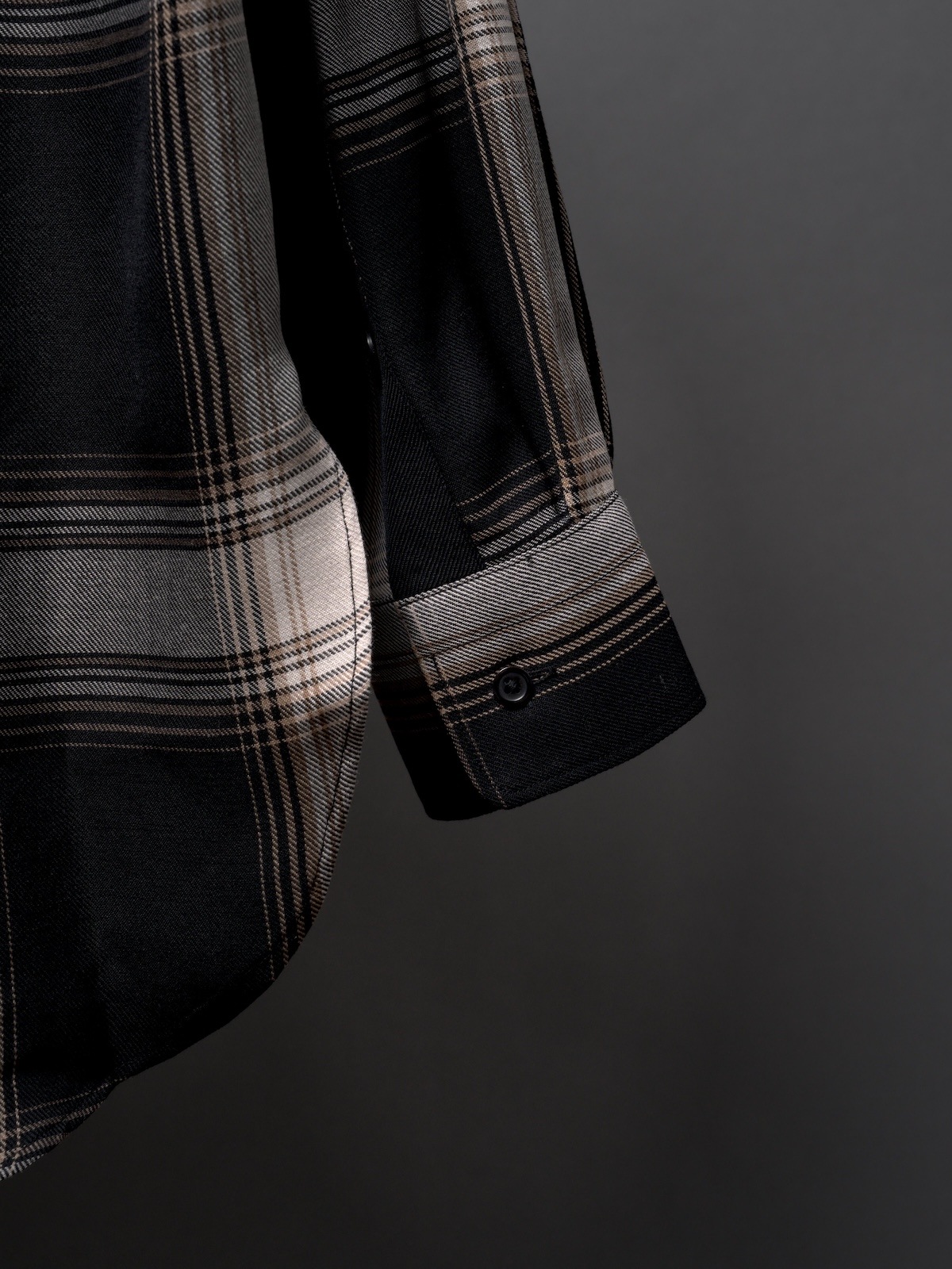 OMBRE CHECK REGULAR COLLAR SHIRT