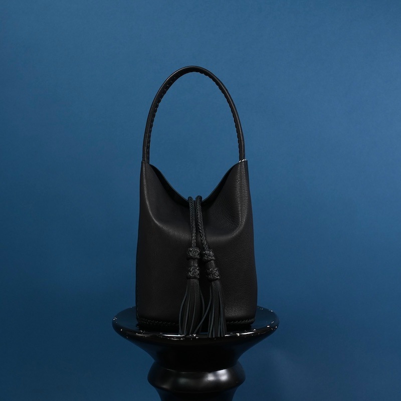 Bucket Bag with Tassels