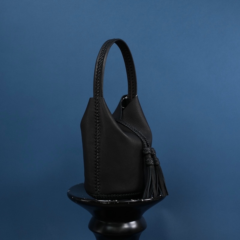 Bucket Bag with Tassels