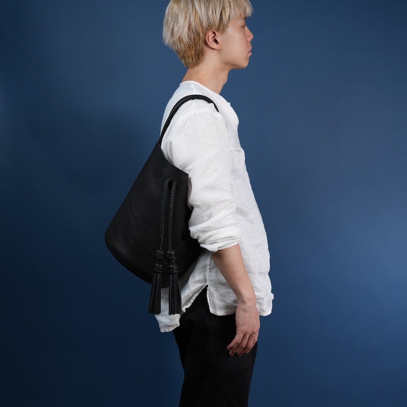 Bucket Bag with Tassels