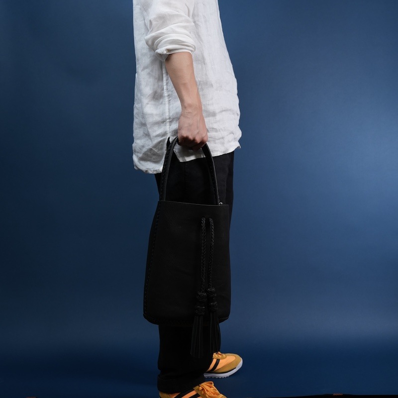 Bucket Bag with Tassels