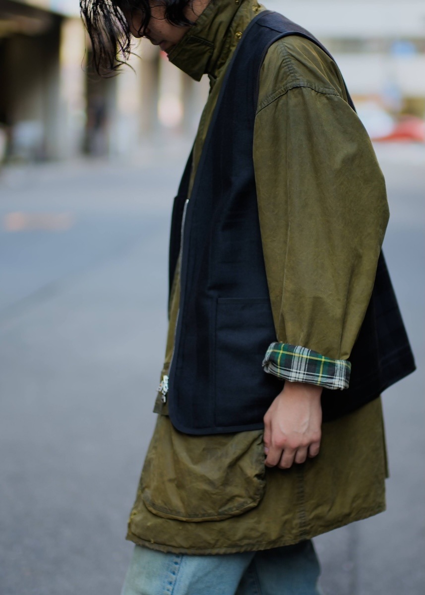 Zipper Waistcoat With Binding