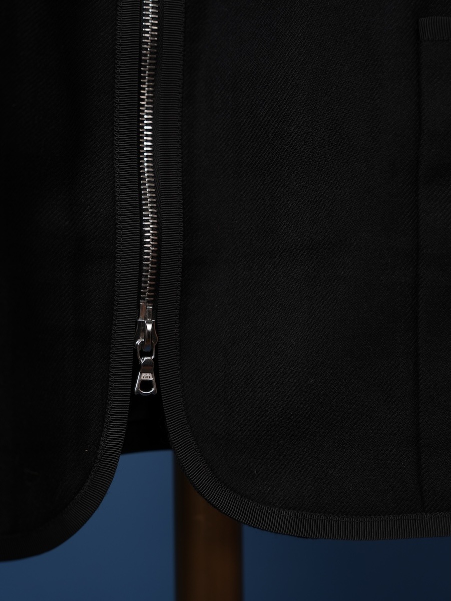 Zipper Waistcoat With Binding