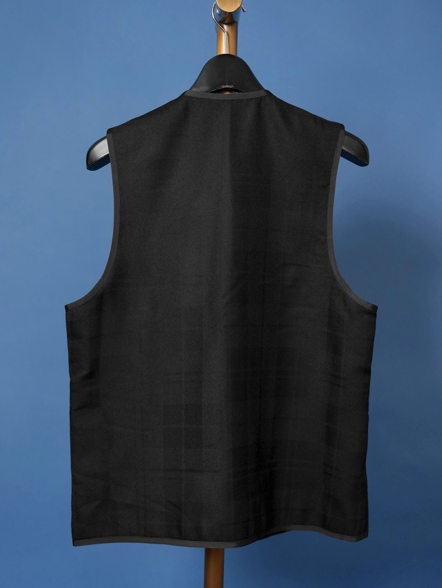 Zipper Waistcoat With Binding