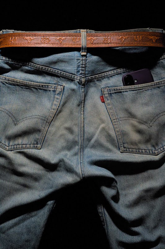 Steerhead & Cactuses Motif Ranger Belt