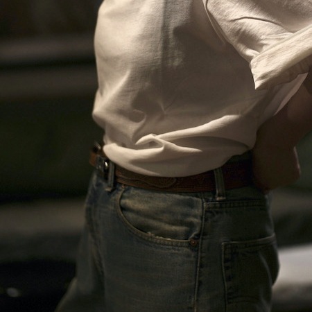 Steerhead & Cactuses Motif Ranger Belt